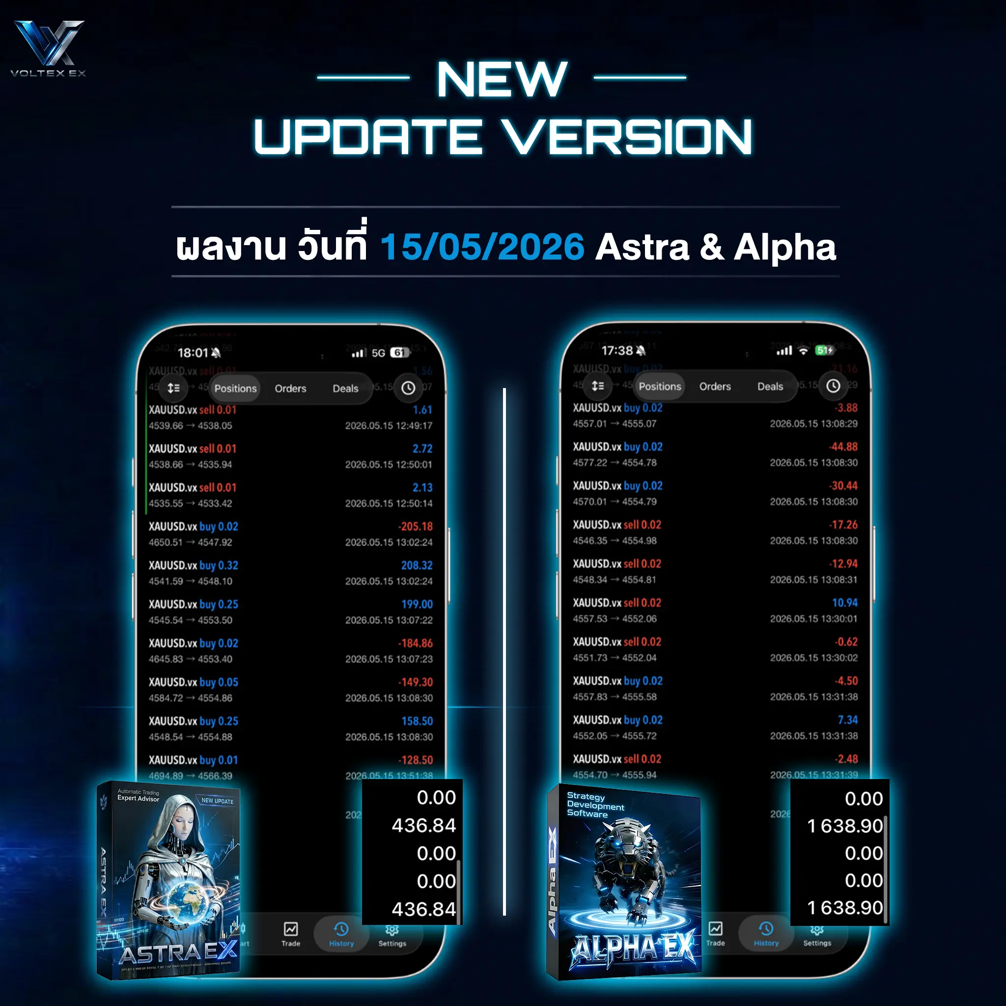Alpha EX Recovery Result